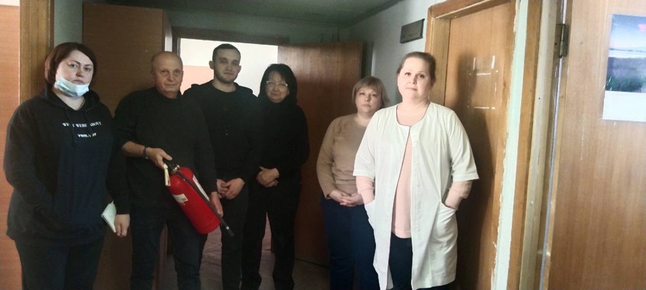 У нашій лікарні продовжуються заняття з пожежної безпеки
