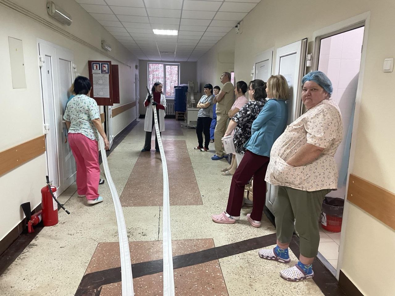 Навчання з пожежної безпеки тривають у лікарні 🧯