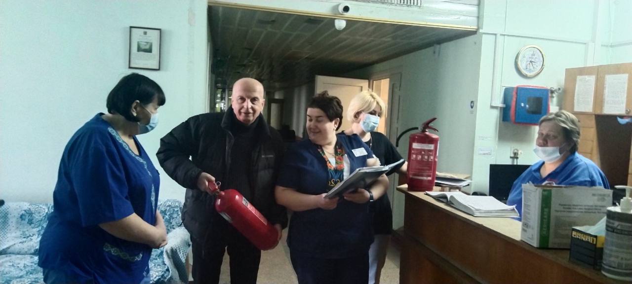 🧯 У лікарні проведено повторний інструктаж з пожежної безпеки